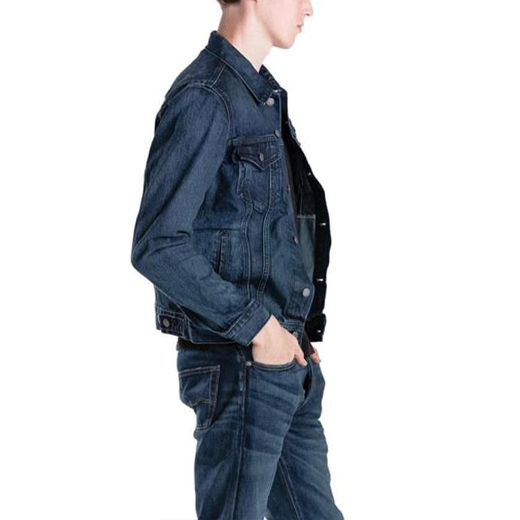 Levis Button-Down Collar Long Sleeve Denim Jacket Men Jackets Blue 72334-0328