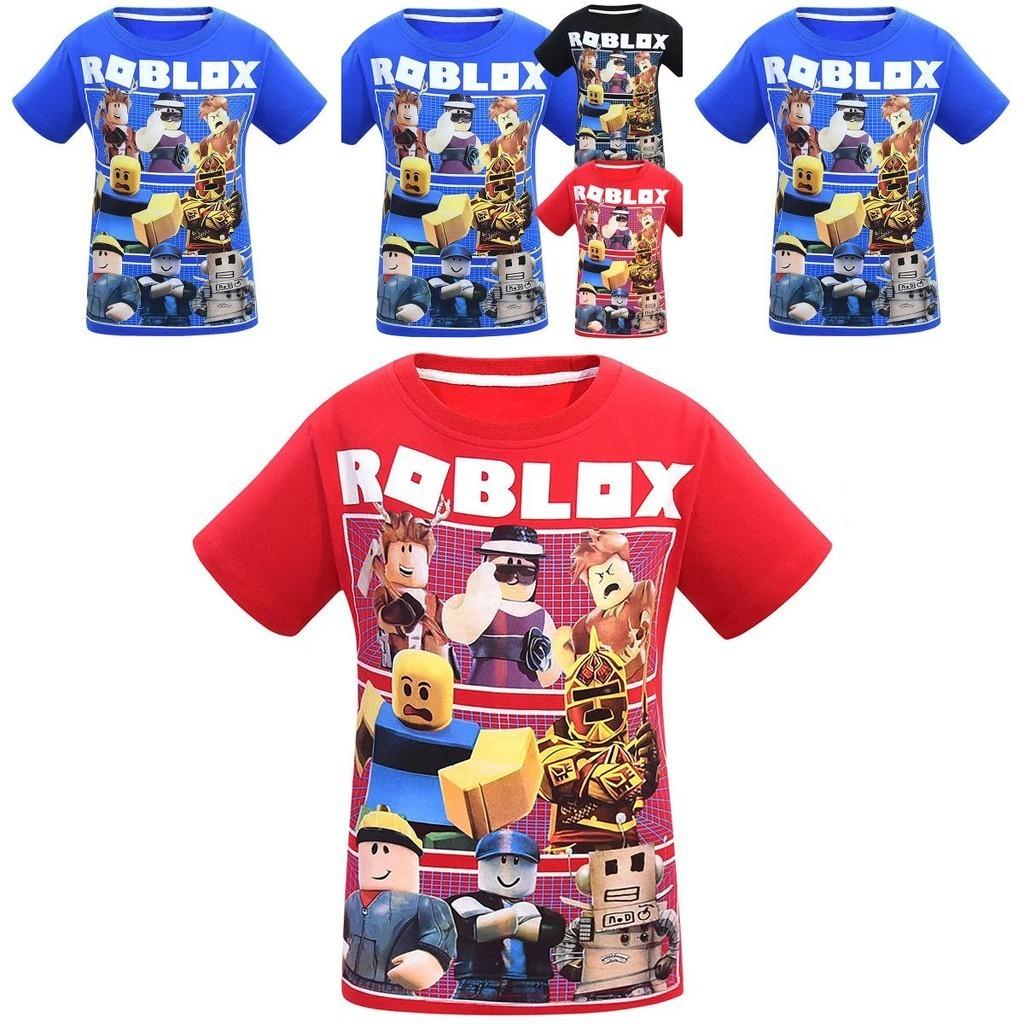 Lebhaftes Roblox Charakter Spiel T-Shirt für Kinder mit bequemer Baumwolle