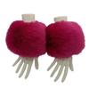 Soft Furry Wrist Sleeves for Fashionable Women and Trendy Youth Arm Warmer Multicolored Y2K Furry Wrist Cuffs
