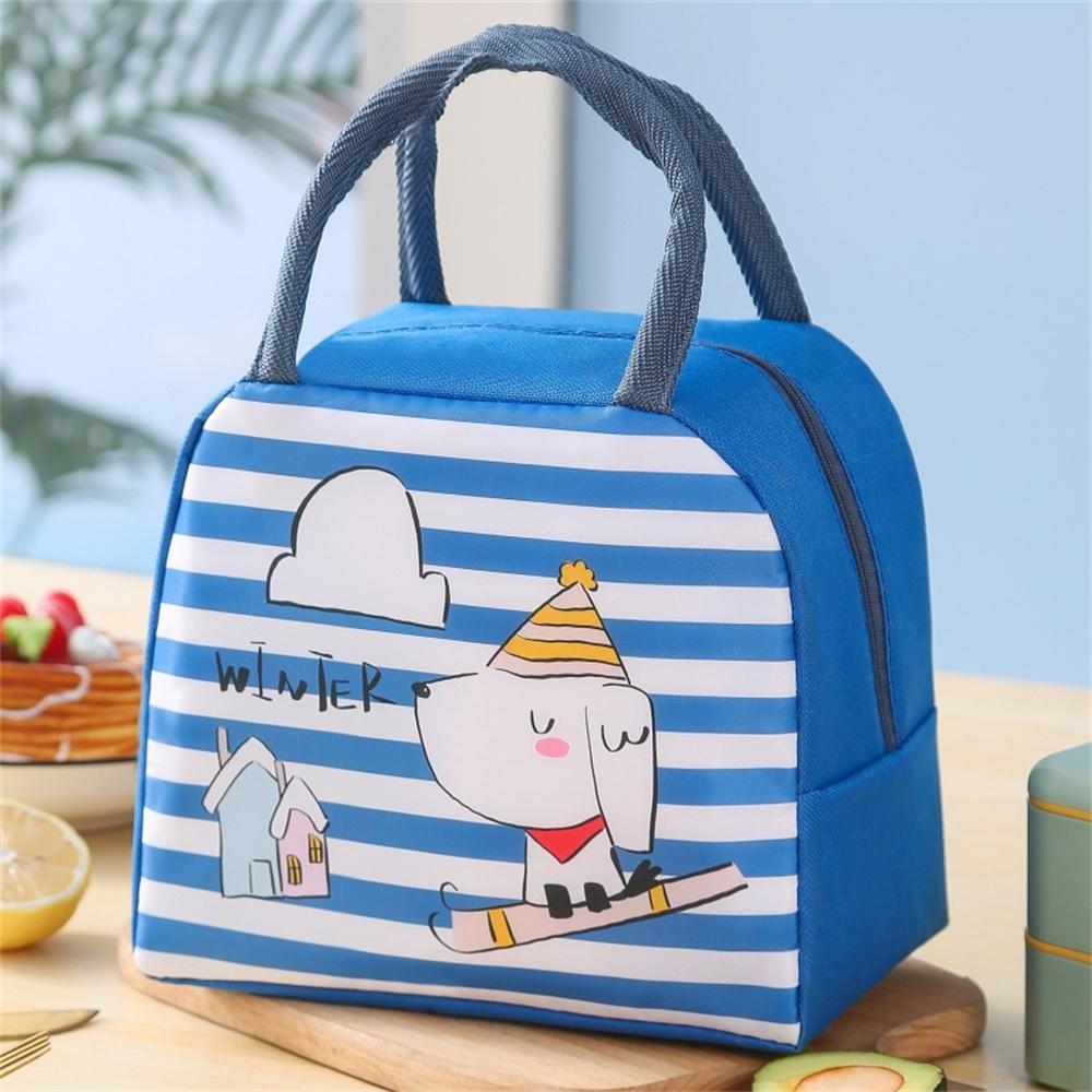 Cartoon Lunch Bags for Children Lunch Box Thermal Picnic Food Storage Container Bags for Children Packed Lunch Bento Box