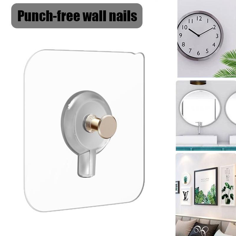 Thickened Wall Screw Sticker Mounted Wall Hook For Photo Frame Holder Rack Wall Picture Hanger Hanging Nail Painting Hanger Hook
