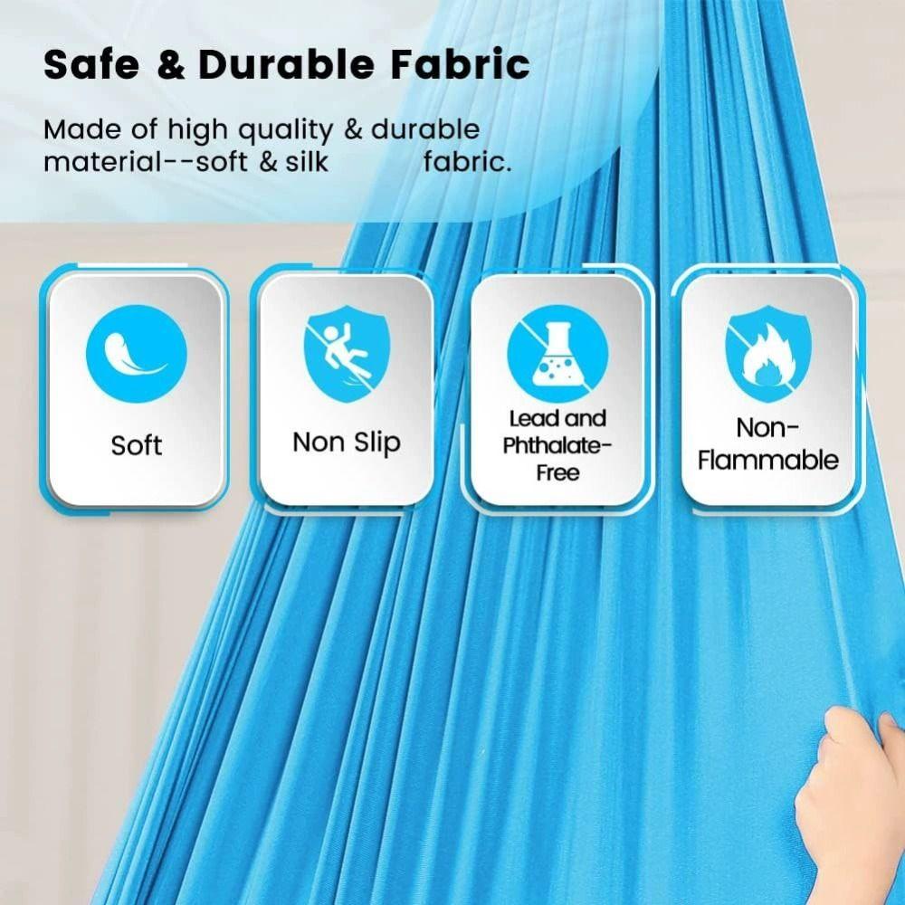 Breathable Kid Swing Soft Hammock Swing Portable Sensory Swing  Indoor
