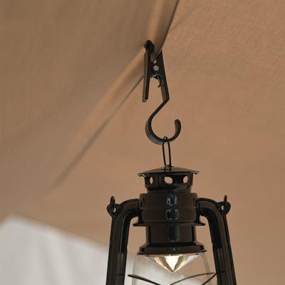 4 Stück Outdoor Camping Zeltclip Haken, Robuster S-förmiger Haken mit Clip, Tragbarer Leichter Multifunktions-Klemmhaken