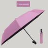 Automatic Compact UV-Blocking Sun and Rain Folding Umbrella - Large, Reinforced, Dual-Use for Students