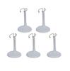 Scale Action Figure Doll Stand Display Stand Fixed Figure Hot Toys Set of 5 (lunar.maria) 6/1 C-Type (White, 35)