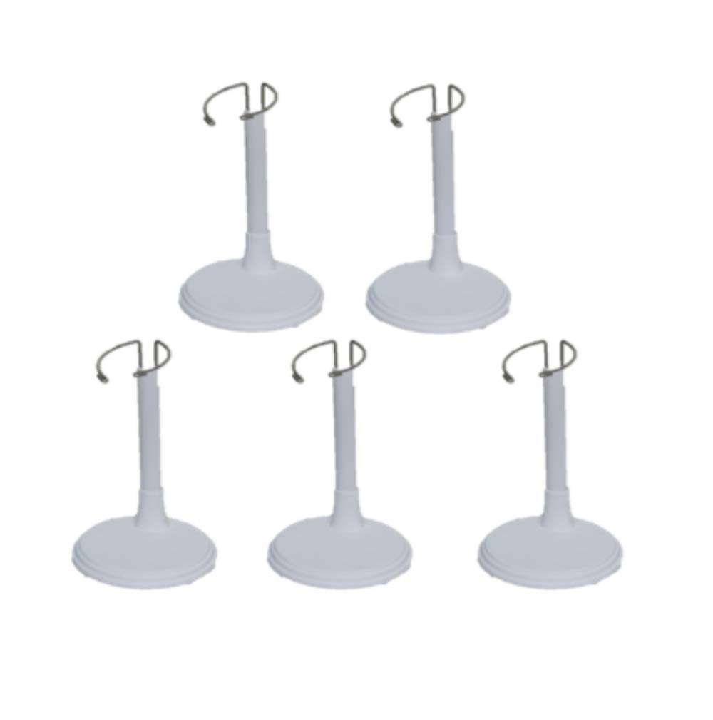 

Scale Action Figure Doll Stand Display Stand Fixed Figure Hot Toys Set of 5 (lunar.maria) 6/1 C-Type (White, 35) белый