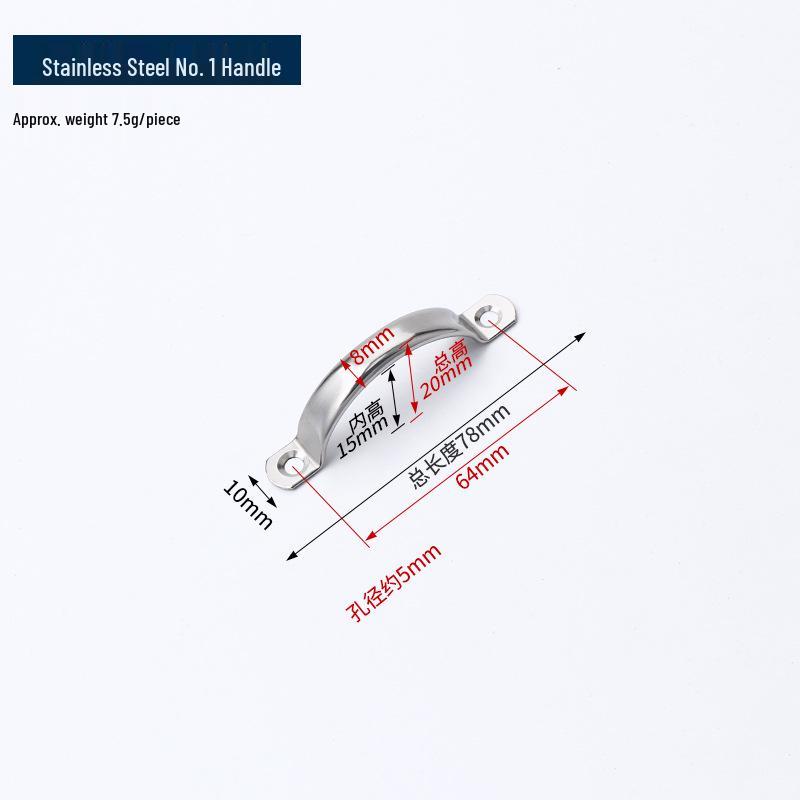 Stainless Steel Curved Pull Handle for Kitchen Cabinets, Wardrobe Doors, and Chopping Boards