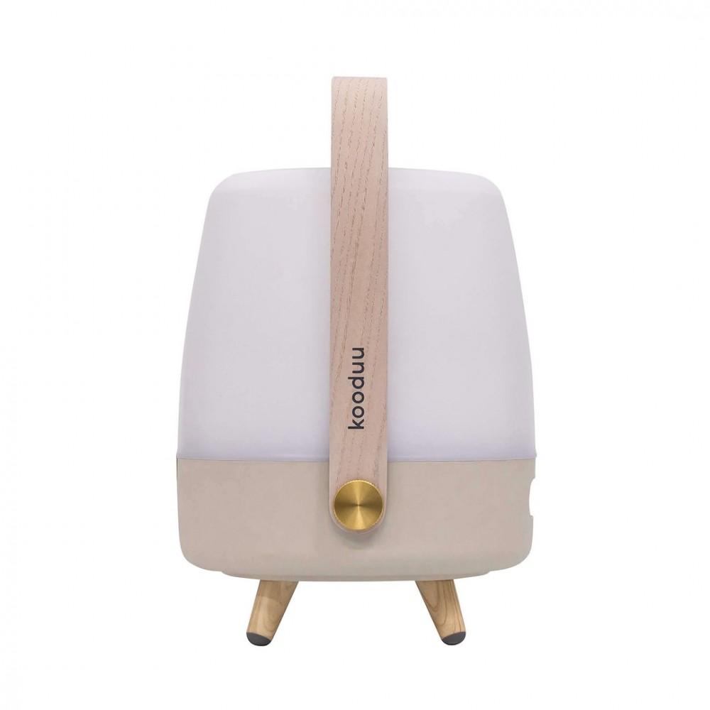 Portable Lamp with Speaker Lite-Up Play Mini Beige