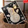 Christmas Pearl Painting Kit Handmade DIY Snowman Lantern Snowflake Home Decoration Painting