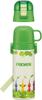 Two-Way Stainless Steel Sports Water Bottle with One-Touch Cup, 470ml (Direct Drinking) and 430ml (Cup Drinking) Set (Water Bottle, Name Sticker)