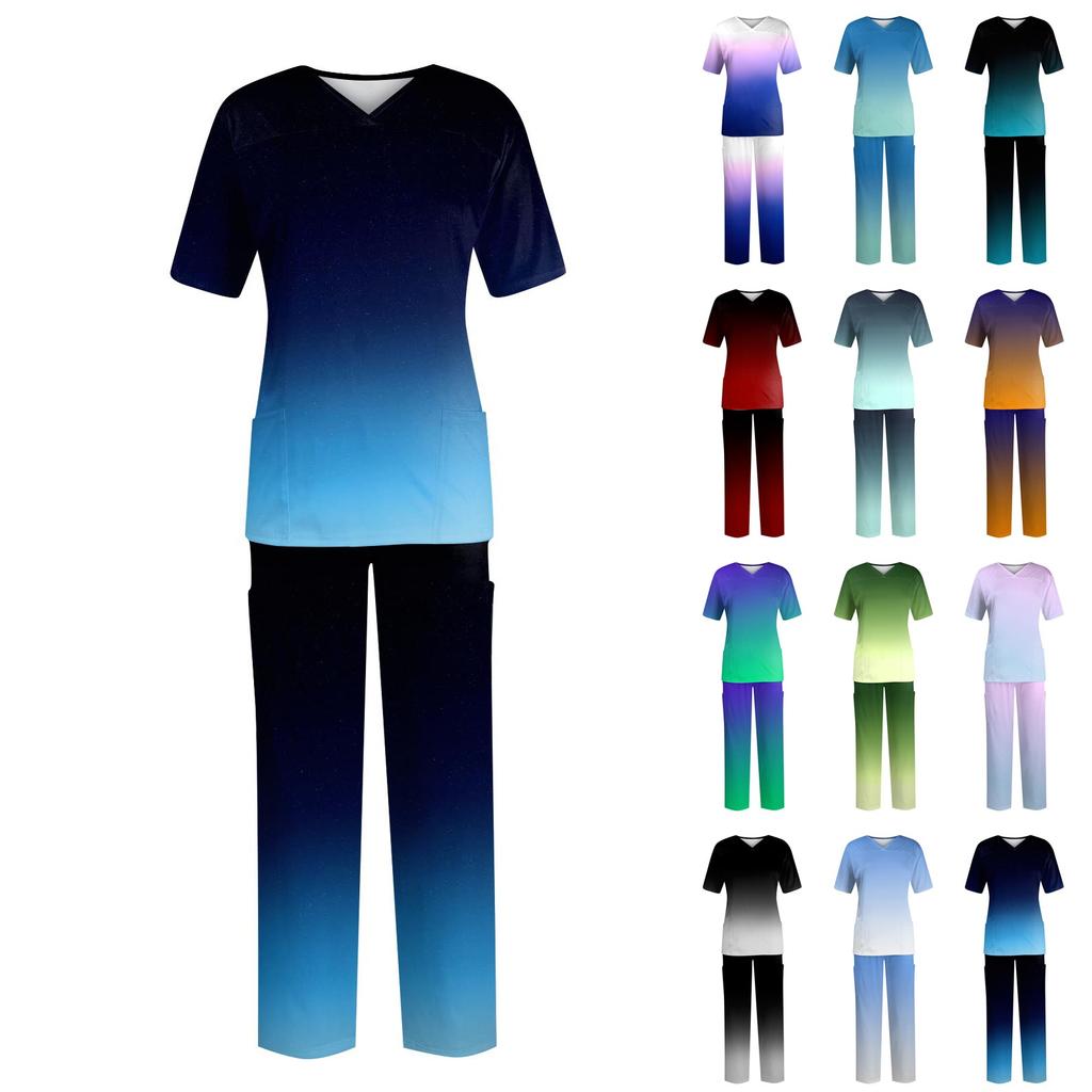 Frauen Kurzarm V-ausschnitt Tops + Hosen Arbeits Set Anzug Lose Beiläufige Kurzarm T Shirts Top Und Lange Hosen trainingsanzug