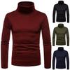 Cotton Thermal Mens Turtle Neck Skivvy Turtleneck Sweaters Stretch Tops Shirt