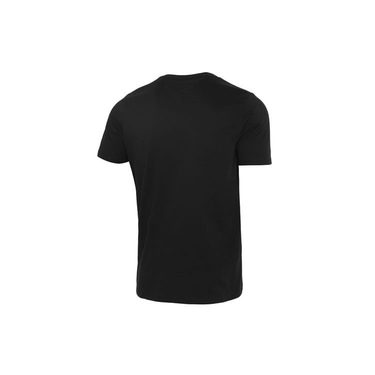Puma Printed Logo Sport Round Neck Short Sleeve T-Shirt Men Tops Black 855976-01