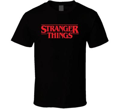 Stranger Things Netflix Show Black T Shirt