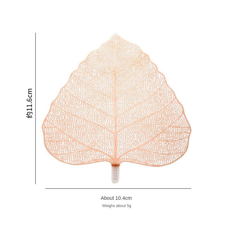 Stainless Steel Tea Infuser Leave Shape Bodhi Tea Filter Kung Fu Tea Infusers Access Hollow Out The Leaves Strainer Drinkware