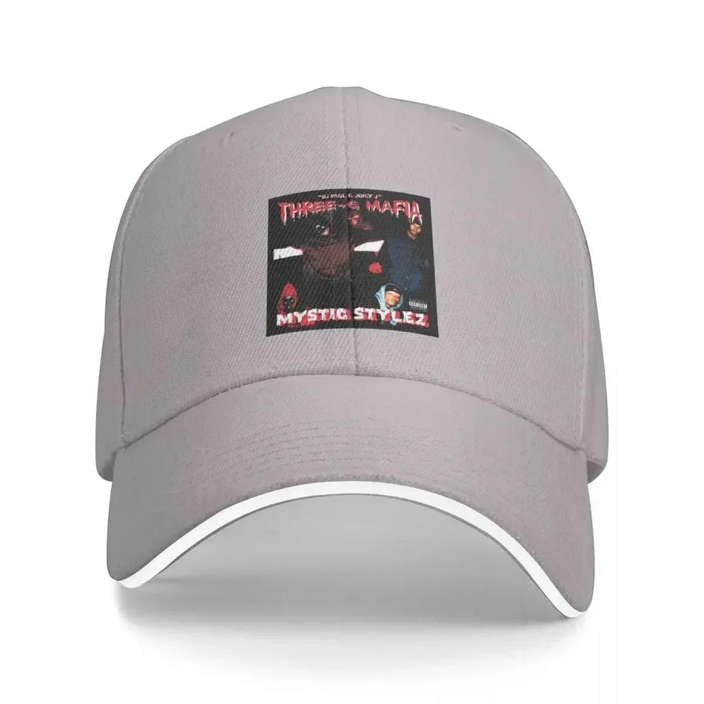 Three Six Mafia Mystic Stylez Classic Baseball Cap birthday Snap Back Hat Mountaineering Unisex hat Unisexs Womens