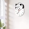Lazy Kitten Hanging Clock Creative and Cute Cat Design Quiet Clock Living Room Bedroom Study Wall Decoration