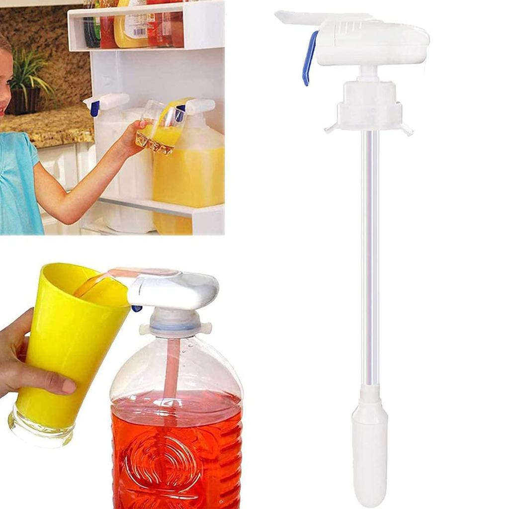 1 Packs Automatic Drink Dispenser Milk Dispenser for Fridge Gallon Hands Free Can Milk and Beer From Overflowing
