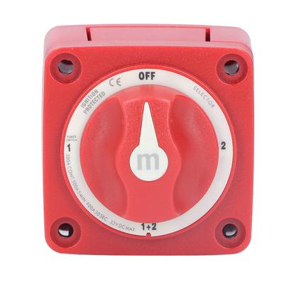 Interrupteur de batterie 300A Rotatif à 360 degrés Sélecteur d'interrupteur de batterie 4 positions Étanche IP66 pour yachts camping-cars