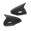 Pair Rr View Mirror Protective Covers Left Right Snap In Replacement for MK6 2018+(Glossy Black )