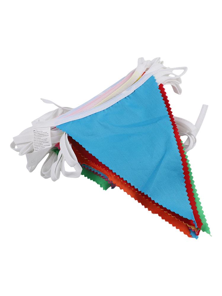 Decorate Your Event with Our Soft and Washable 10M/33FT Multicolor Bunting Banner Great for Indoor and Outdoor Use