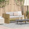 VidaXL Garden Sofa 2-seater 134x60x62 Cm Treated Pine Wood 873870