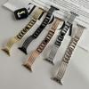 Suitable For Applewatch9 Apple Watch Iwatch876 Generation Se Striped Bracelet Metal Strap Small Fragrance