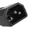5pcs Universal 3 Pin Terminals Power Plug Adapter IEC 320 C14 Male C13 Female