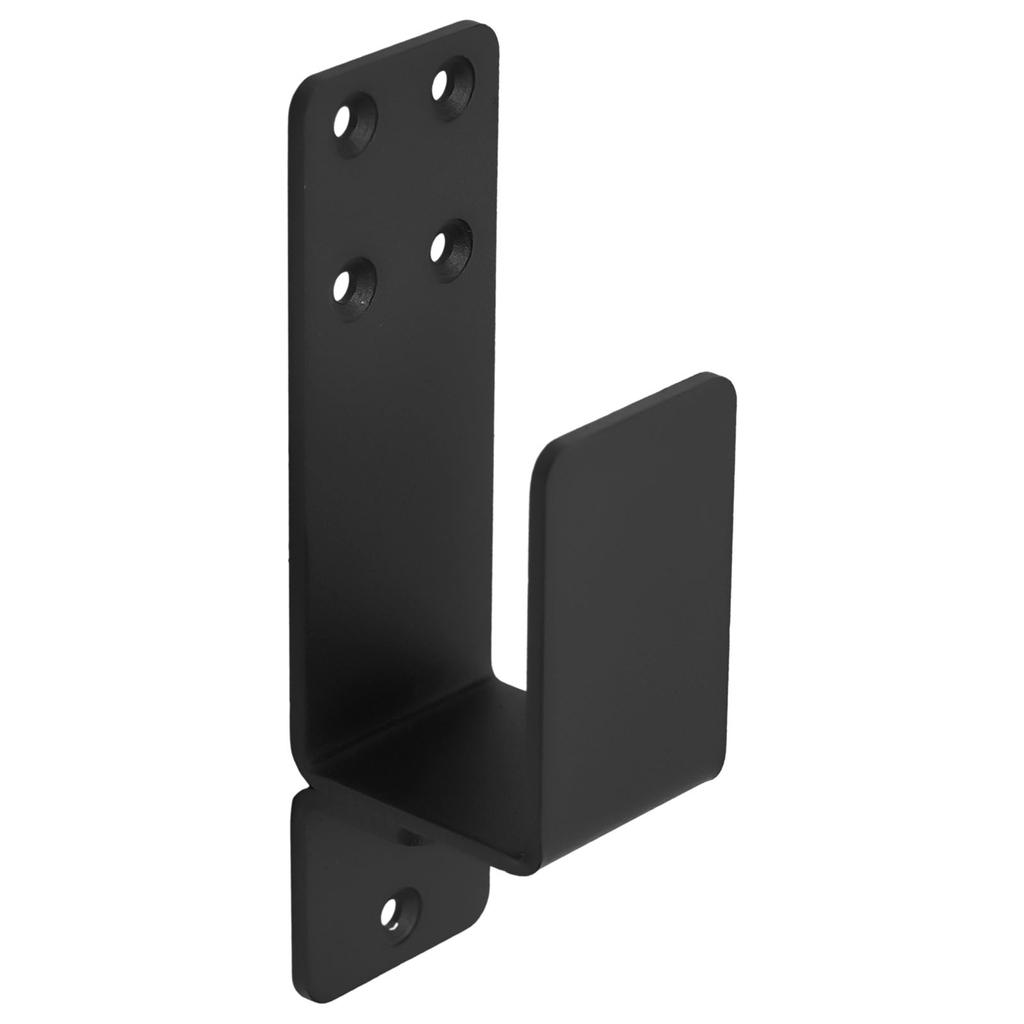 2pcs Door Barricade Brackets Home Security Heavy Duty Reinforcement Door Lock Metal Bar Bracket For Garages Warehouses Latches