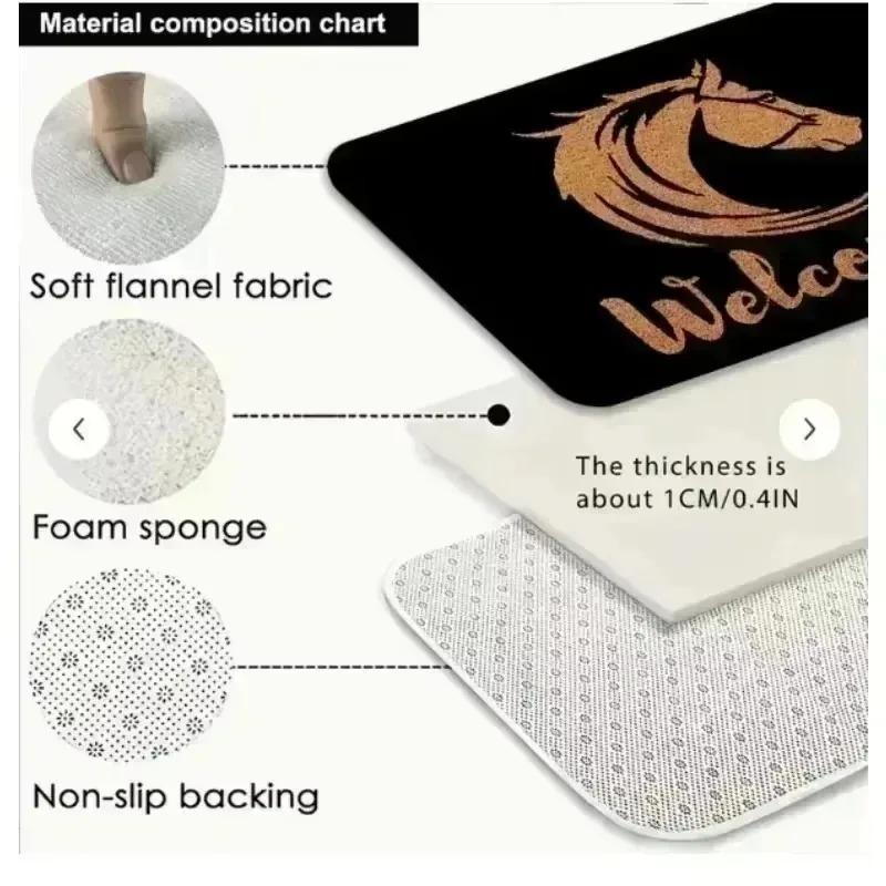  Disney B-Basketball Court Floor Mat Doormats Home Carpet Foot Absorbent Mats Anti-Slip Mats Home Supplies Carpets Decor