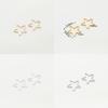 10Pcs 14K/18K Gold Color Plated Brass Geometry Hoops Earring Wires Connectors Closed Rings for DIY Jewelry Making Supplies