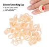 100Pcs Eyebrow Tattoo   Cup Microblading Pigment Glue Holder L