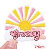 Embroidery Patch Diy Cartoon Patch Iron On Patches For Clothing Letter Embroidered Patches For Jackets Ironing /Sew Applique 