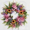 Artificial Flower Wreath Easter Valentines Day Hotel Restaurant Door Decorations