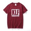 The Klf Communications Letter Printed Unisexs Unisex T Shirt Tshirt 2024 New Short Sleeve O Neck Cotton Tshirt Tee Camisetas Hombre