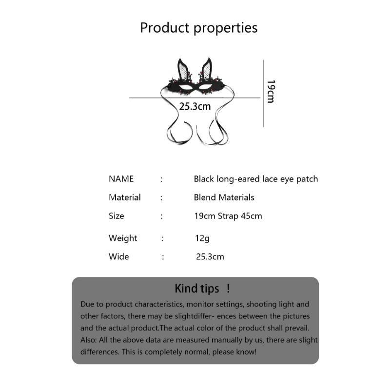 1SET Black Flower Mask Mask Prom Dress Up Props Gala Annual Meeting Half Face Mask Eye Mask Makeup Night Mask