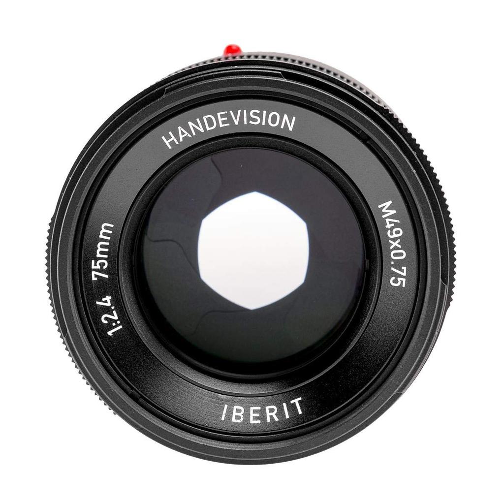 HandeVision Single Focus Lens IBERIT 75mm Black X F/2.4 (Fujifilm Mount)