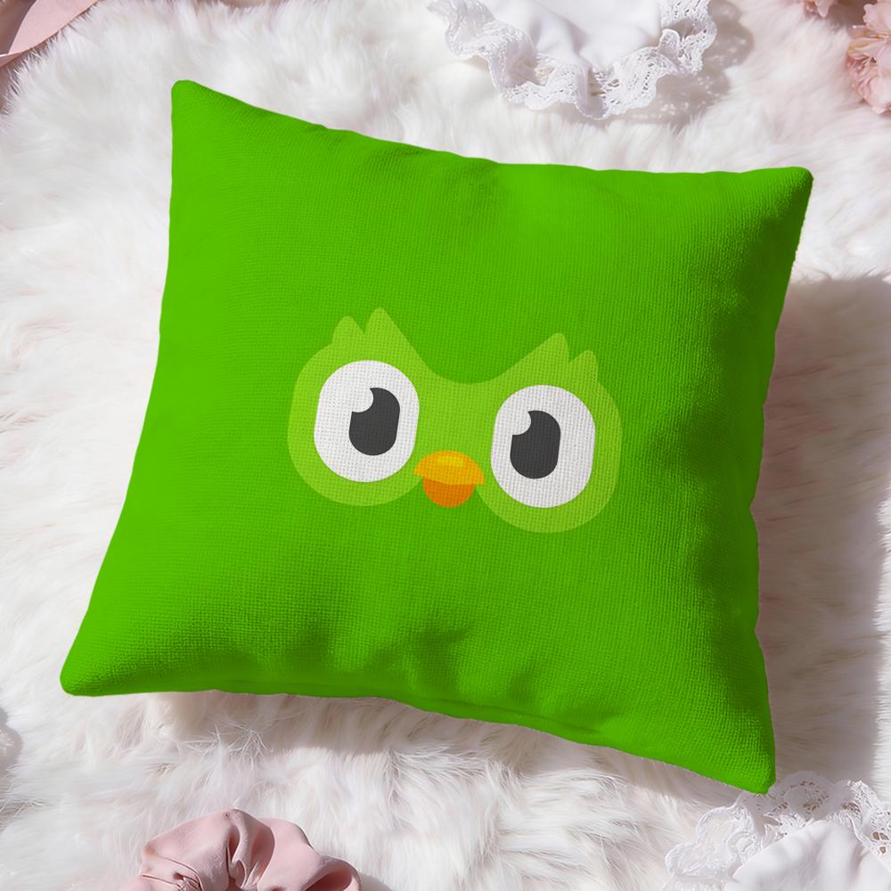 Brand D-DuolingoS Cushion Cover Premium Comfort Reversible Pillow Cove -Two In One Design for Any Room & Car Interior
