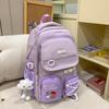 Girl cute little fresh backpack junior high school high school student campus schoolbag women's leisure large-capacity travel backpack