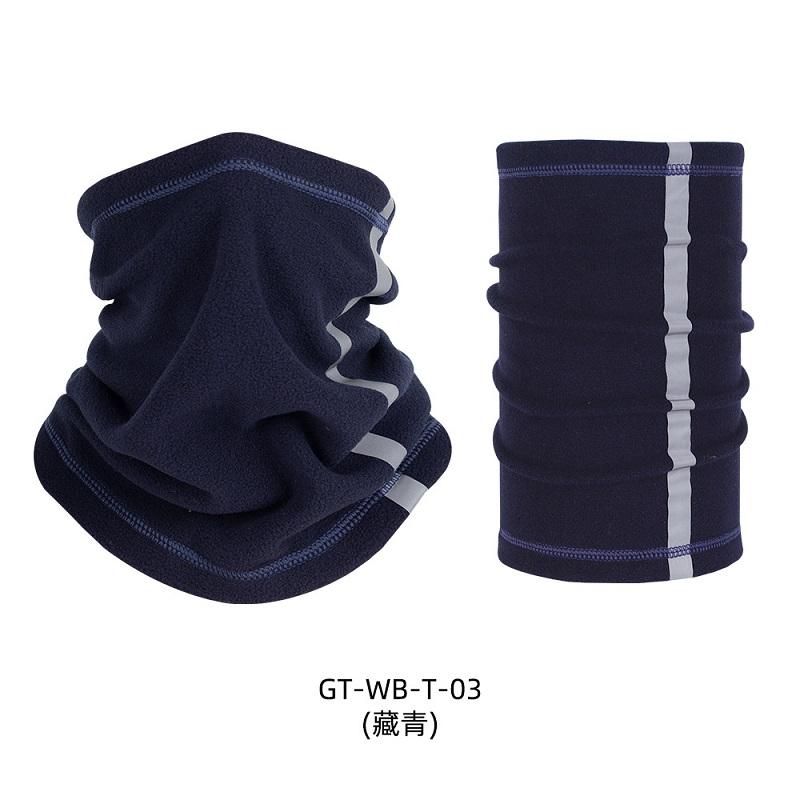 Winter Multifunctional Fleece Neck Gaiter Outdoor Windproof Reflective Strip Polar Fleece Face Mask Bandana