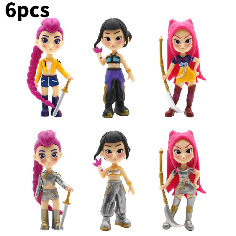 

Kpop Demon Hunters Pvc Action Figures Model Toys Desktop Decoration Gifts Kids