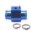 Aluminum Water Temp Sensor Engine Water Temp Gauge Hose Adapter Temp Joint Pipe  Universal Fitment
