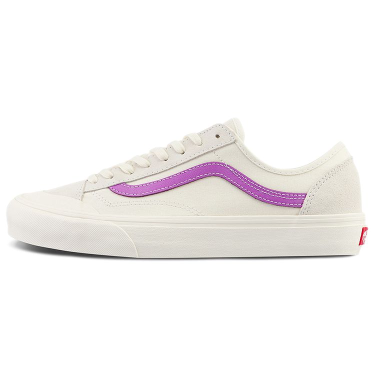 Vans Style 36 Decon SF Simple Casual Low-Top Skate Shoes Unisex Sneaker White Purple VN0A5HFF2Z2