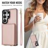 Crossbody Cards Solt Wallet Leather Case For Samsung Galaxy S26 Ultra S25 Edge S24 Plus A16 A26 A36 A56 RFID Bag Lanyard Cover