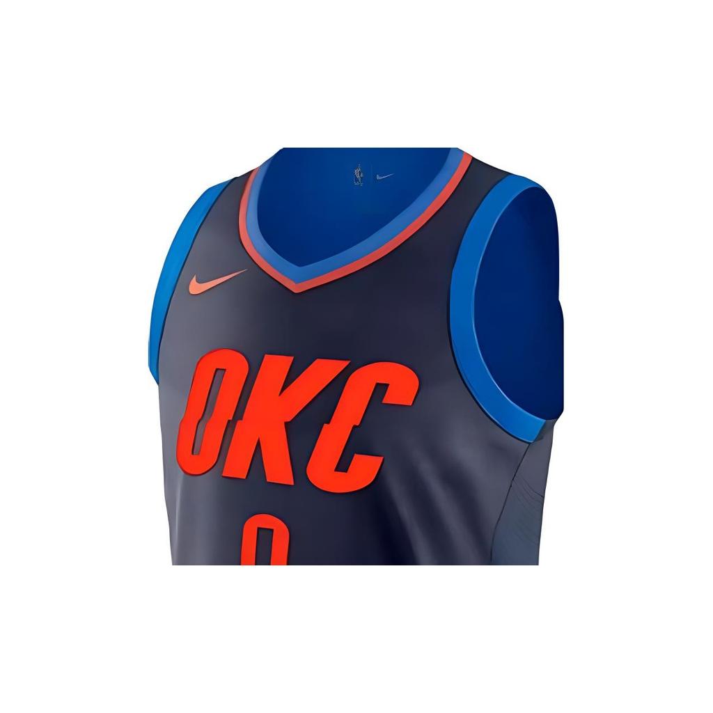 Nike NBA Swingman Basketballtrikot Russell Westbrook Oklahoma City Thunder Herren Tops Blau 863163-419