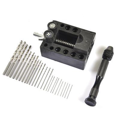Handbohrer-Set Stiftkloben mit Mini-Spiralbohrern für DIY-Schmuckherstellung Mehrzweck-Rotationswerkzeug