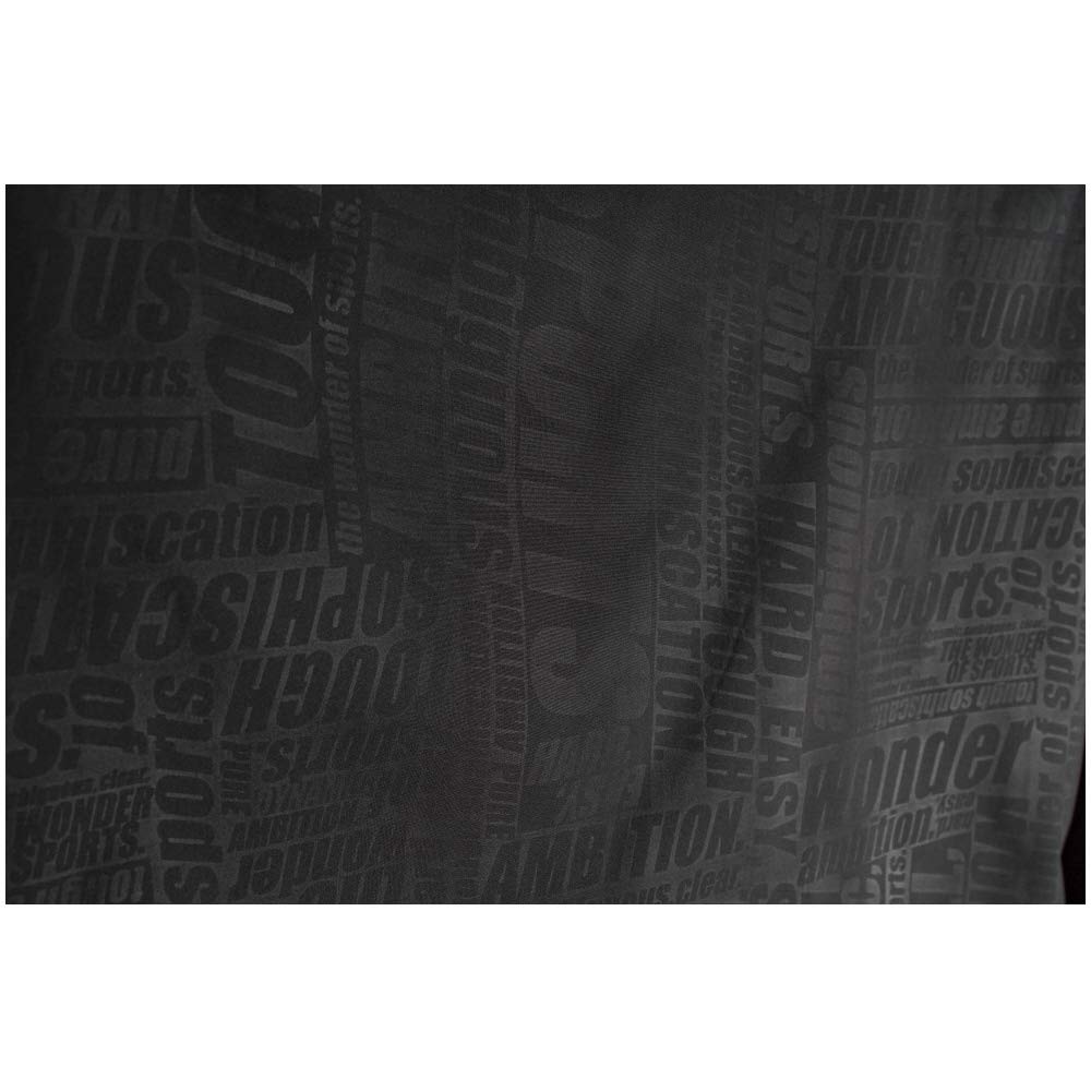 Training Wear Breath Thermo Warmer Shirt 32JE8540 Black x White Japan M to Japanese size [Mizuno] N-XT (equivalent M)