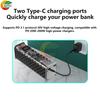 PD 11W Super Fast Charging Transparent Rechargeable Case Weldless 8pcs 18611 Battery Case With Outdoor Light