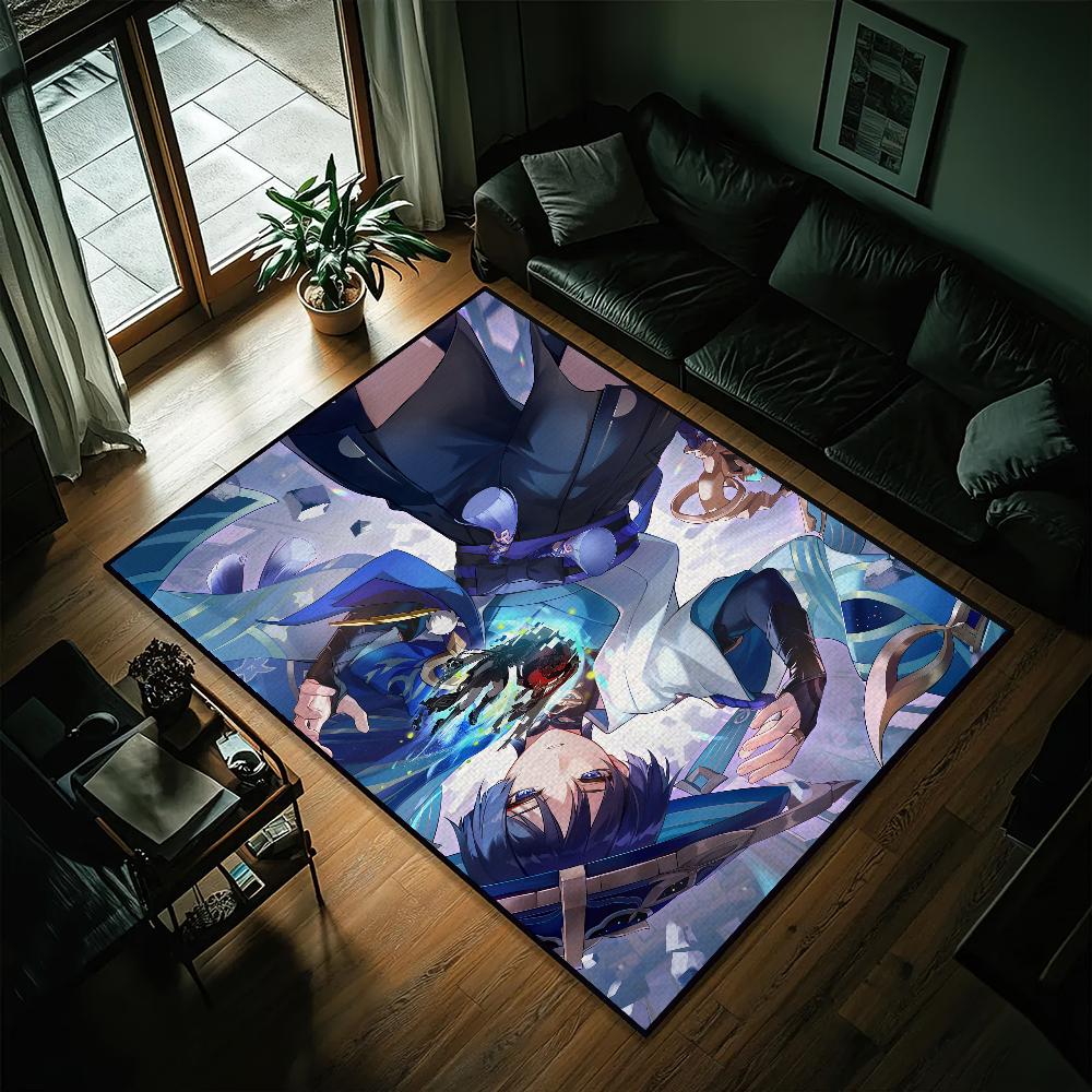 

small Scaramouche Bedside Kitchen Bath Genshin Living Home Impact House Bedroom Floor Mat Doormat Large Carpet Rug Decoration SJR40x60CM