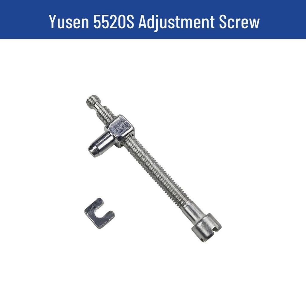 Yusen Chainsaw 5520 Parts: Cylinder, Carburetor, Clutch, Drive Disc, Pull Starter, Ignition Coil, Air Filter.